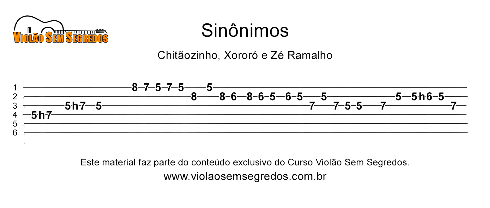 Zé Ramalho - Sinônimos cifra. Aprenda a tocar essa música usando as cifras,  tablaturas e versão simplificada com o Ci… em 2023
